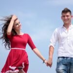 Happy Couple Red Dress