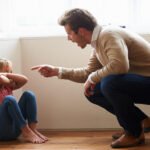 Man Shouting Scolding Child